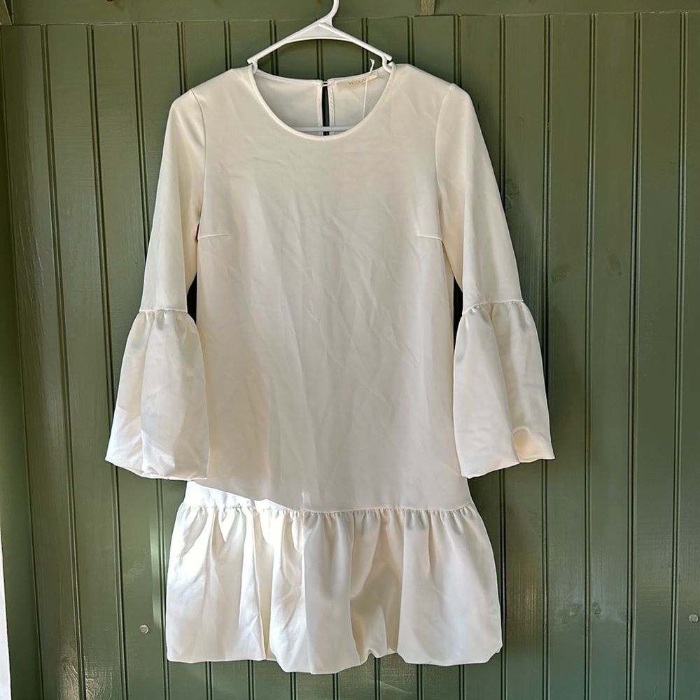Mini white dress